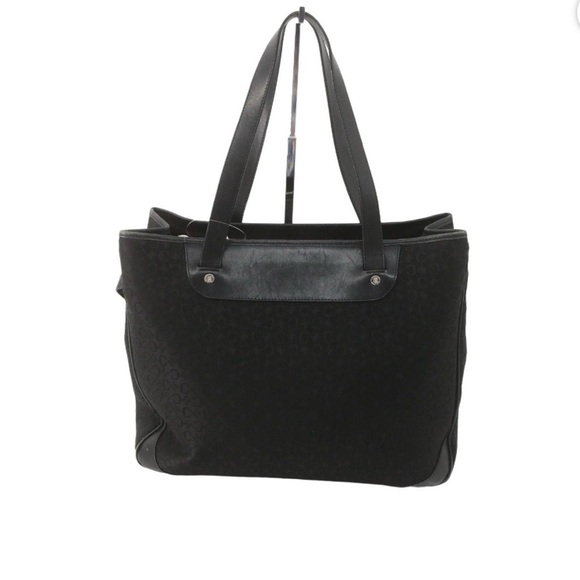 Celine Black Macadam Tote Bag
